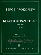 Piano concerto D-flat major, no. 1, op. 10